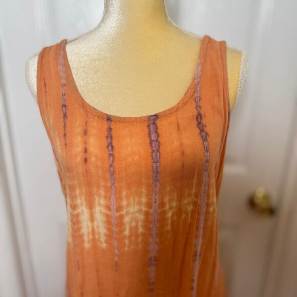 Soft Surroundings Found Paradise Tie Dye Tank Dress - M - Picture 3 of 8